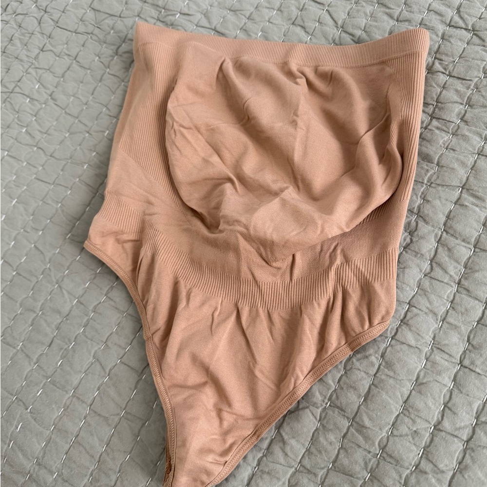BLANQI Tan Maternity thong shapeware